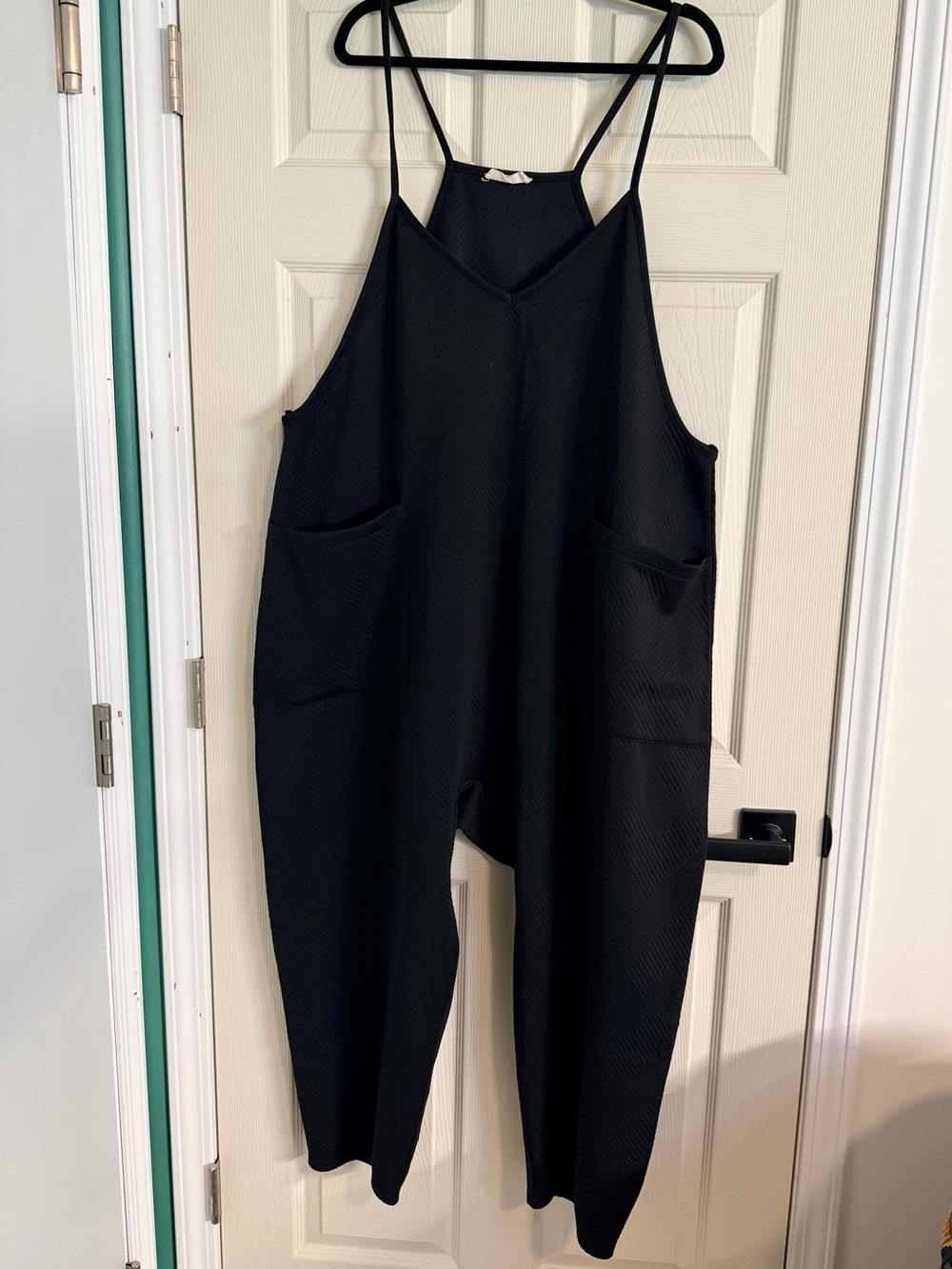 Women's Black wide leg jumpsuit